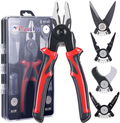 Mass Pro 1 Set Multi Utility Plier(5 Tools, Multicolor)