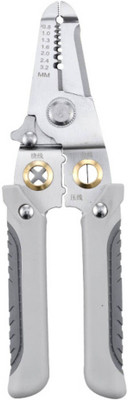 Venturox 12-in-1 Wire Stripper, Crimper & Cutter – Your Complete Electrical Toolkit Multi Utility Plier(6 Tools, Grey, Silver)