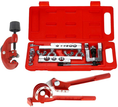 Digital Craft Quality Brake Pipe Flaring Tool Kit Line Plumbing With Aluminum 3-In-1 180 Degree Tubing Bender Cutter For Cutting Tube Multi Vise Tool