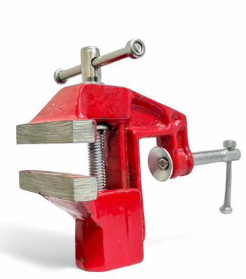 EPITECH MART Table Vice Clamp Baby Cast Iron Fixed Base Bench Vice with Clamp (50 mm) Multi Vise Tool