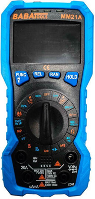 BABATOOLS MM21A Digital Multimeter(Blue 2000 Counts)
