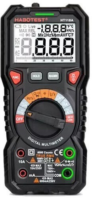 HABOTEST HT118A Digital Multimeter(Black 6000 Counts)