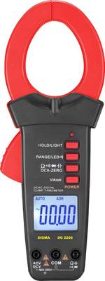 SIGMA AC DC 2000A TRMS Clamp Meter SG 2200, 2000 Volt + 2000 A Current AC & DC Digital Multimeter