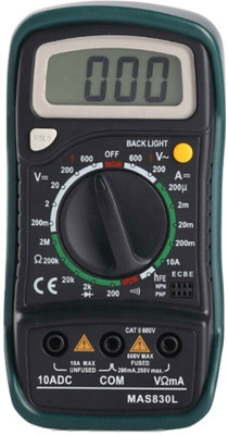 Divinext Multi Tester MAS830L Digital Multimeter With measuring probes to measure the vol Digital Multimeter(2000 Counts)