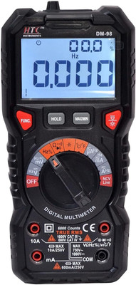 HTC DM-98 Digital Multimeter(Black 6000 Counts)