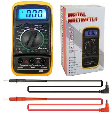 GoodsBazaar A830L New Design MAS830L Electric Testing Meter Voltmeter Ammeter Electronics 830L Digital Multimeter(2000 Counts)
