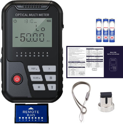 Corslet Optical Power Meter 3 in 1 Digital Multimeter Opm Multi Meter Mini Multimeter Digital Multimeter(Black 2000 Counts)