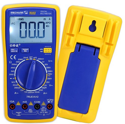BABATOOLS Mechanic V90E Voice Broadcast Digital Multimeter Digital Multimeter(Yellow, Blue 9999 Counts)