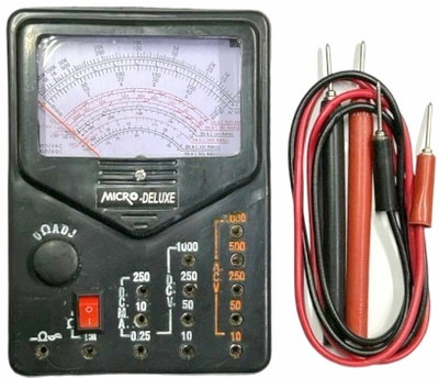 BALRAMA Multi Tester VOM (volt-ohm-milliammeter) Electronic Measuring Instrument for Voltage Current Resistance Microammeter with a Moving Pointer for Readings Multitester Analog Multimeter(2000 Counts) BALRAMA Multi Tester VOM (volt-ohm-milliammeter) Electronic Measuring Instrument for Voltage Current Resistance Microammeter with a Moving Pointer for Readings Multitester Analog Multimeter(2000 Counts)