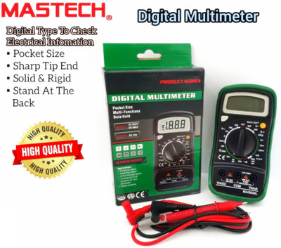 Divinext Multi Tester Electronics Testing Meter Multitester Instrument MAS830L Digital Multimeter(Green, Black 2000 Counts)