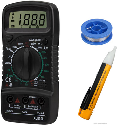 Crafts Haveli Multimeter 830, Soldering Wire & Voltage Tester Digital Multimeter(9999 Counts)