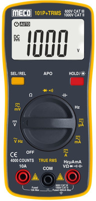 HTY Meco-3¾ Digits 4000 Counts TRMS Autoranging Pocket Size (Model : 101P+TRMS) Digital Multimeter(Grey 6000 Counts) HTY Meco-3¾ Digits 4000 Counts TRMS Autoranging Pocket Size (Model : 101P+TRMS) Digital Multimeter(Grey 6000 Counts)