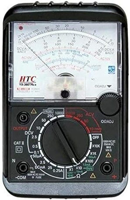 sprk HTC Instrument 360TREB Analog Multimeter (Black 2000 Counts) Analog Multimeter(2000 Counts)