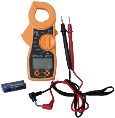 Gilhot MT87 Digital Multimeter Digital Clamp Meter Multimeter Electronic Tester AC/DC Digital Multimeter(Yellow, Black 2000 Counts)