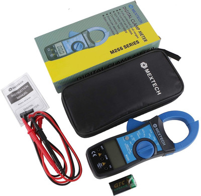 Divinext MTQ666 High Quality Digital Clamp Meter MTQ-666 Digital Multimeter(Black, Blue 2000 Counts)