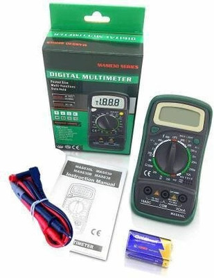 GoodsBazaar MAS830L Electornics Multitester for AC-DC Voltage, DC Current, Ohm Volt Amp Diod Digital Multimeter(2000 Counts)