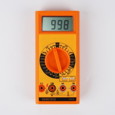 Kusam-meco KM 603 Digital Multimeter(Yellow 2000 Counts)