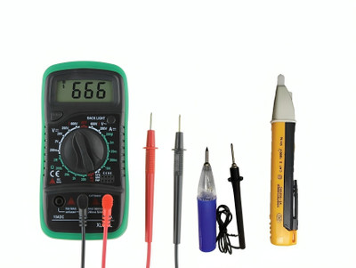 VMTRONIX 830-I Green Multimeter | With Voltage & Continuity Tester |AC DC Voltage Tester| Digital Multimeter(Green, Black 2000 Counts)