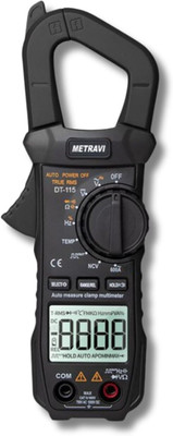 Metravi DT-115 Pocket TRMS AC Clamp Meter upto 600A AC (ONLY AC AMP) Digital Digital Multimeter(6000 Counts)