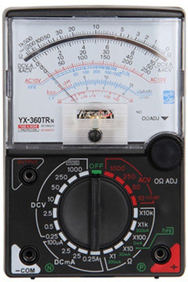 BALRAMA Bright Screen Sunma Analog Multimeter YX-360TRE-L-B with Continuity Tester with Analog Multimeter(Black 2000 Counts)
