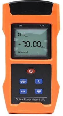 RAMEX Optical Power Meter With 10mw VFL & RJ45 Lan Tester For FTTH Broadband Networks Digital Multimeter(Blue 9999 Counts)