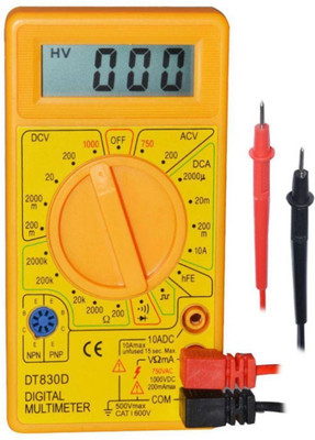SHYAM BABA ENTERPRISES 830D Digital Multimeter Digital Multimeter(Yellow 9999 Counts)