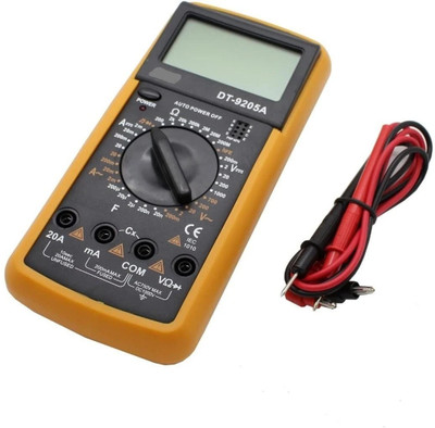 GoodsBazaar Digital Multimeter DT9205A AC DC LCD Display Electric Handheld Tester Digital Multimeter(2000 Counts)