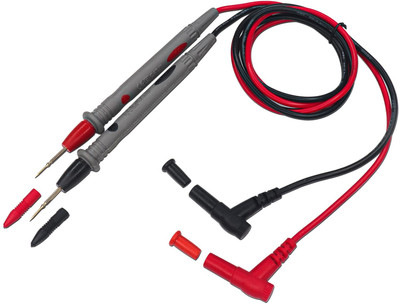 Mastech High Quality Test Lead Probe Cables for Dmm Digital Multimeter and Clamp Meters Testers (Original) Analog Multimeter(Multicolor 2000 Counts)