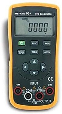 Metravi 03+ RTD Calibrator Digital Multimeter(Black, Yellow 2000 Counts)
