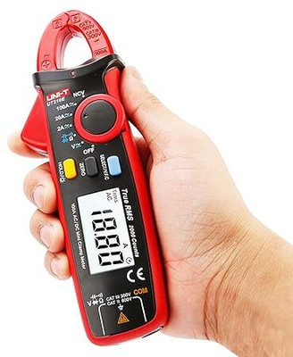 NAAFIE UNI-T210E Mini clamp meter Digital Multimeter(Black, Red 2000 Counts)