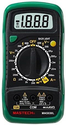 AMTECH MAS830L Digital Multimeter Digital Multimeter(Black, Green 6000 Counts)