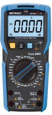 Metravi 10 Digital TRMS Multimeter with NCV Digital Multimeter(Multicolor 6000 Counts)