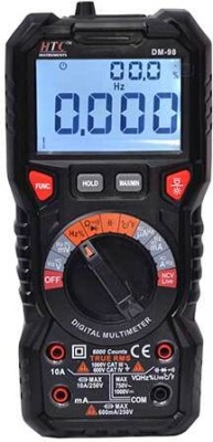 HTC HTCDM98 DIGITAL MULTIMETER Digital Multimeter(Black 6000 Counts)