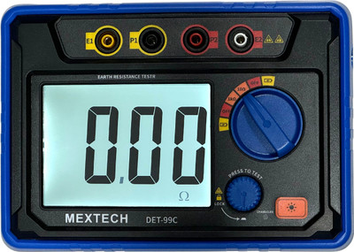 Mextech DIGITAL EARTH RESISTANCE TESTER DET-99C Digital Multimeter(2000 Counts)