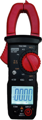SIGMA 997 TRMS AC DC Clamp Meter Digital Multimeter(6000 Counts)