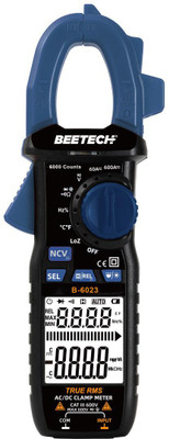 Spaark Beetech 6023 clamp meter Digital Multimeter(Blue 6000 Counts)