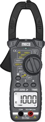 HTY MECO DTT-2250 JR 1000A AC Current Manual Ranging Digital Clamp meter Digital Multimeter(2000 Counts)