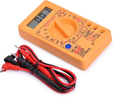 Spstools SPS haoyue Digital Multimeter DT-830D – AC/DC Voltage Current Tester Analog Multimeter(Yellow 2000 Counts)