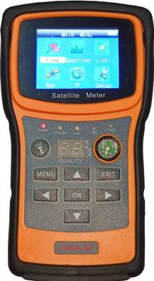 Divinext SF-700 Digital Satellite Finder DB Meter Tester with Spectrum Function + USB Port + LCD Backlight Display + Compass + 4 Led + Buzzer + Power Supply Satellite Signal Strength Quality Meter Pointer Inline IF Gain Measuring Tool for Dish Network, Direct TV Antenna, Satelite TV, Digital TV, Free To Air, DTH Antenna Transmitter Receiver DVB-S DVB-S2 Signal Strength Searcher Angle Measurement Instrument To Adjust & Install Dish DC SOLID JBN SF-700 Digital Multimeter