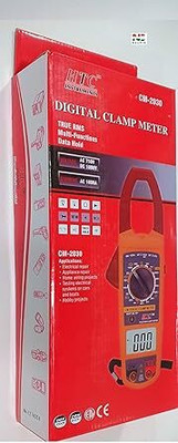 sprk HTC Digital Clamp Meter CM 2030 Multi functions With True RMS Digital Multimeter(2000 Counts)