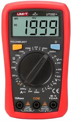 AIBY UNI-T UT33D+ (Original) Palm Size Multimeter Digital Multimeter Digital Multimeter(Red, Black 2000 Counts) AIBY UNI-T UT33D+ (Original) Palm Size Multimeter Digital Multimeter Digital Multimeter(Red, Black 2000 Counts)