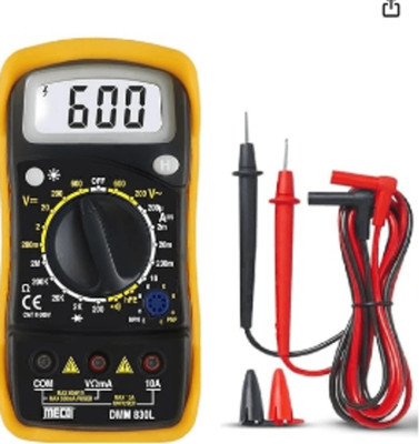 BALRAMA DIG-MUL830L Digital Multimeter(Yellow 2000 Counts)
