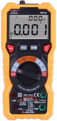HCT HTC DM-98 Digital Multimeter with TRMS (6000 Counts) Digital Multimeter(4000 Counts)