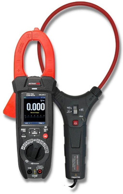 Metravi PRO Solar3 TRMS AC/DC Digital Clamp Meter upto 1500V with Flexible Clamp,VFD,LoZ Digital Multimeter(Black, Red 2000 Counts)