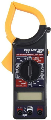 BALRAMA Digital Clamp Meter DT266 Digital Multimeter(Black 2000 Counts)