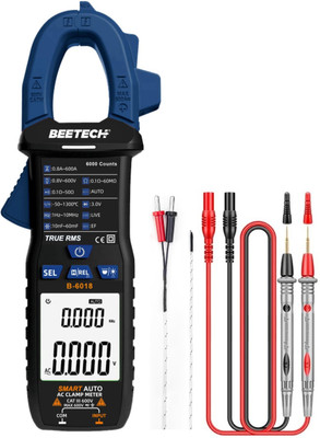 HTY Beetech B-6018 600A AC, 600V AC/DC True-RMS SMART Digital Clampmeter Digital Multimeter(6000 Counts)