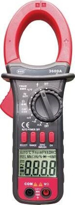 Spaark WACO 3600A True RMS 1000A AC/DC Digital Clamp Meter (Red, Brown 4000 Counts) Digital Multimeter(4000 Counts)
