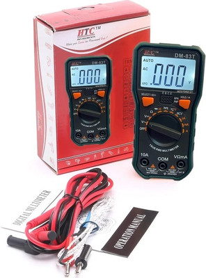 AVS HTC DM 83T Digital Multimeter- TRMS With 2000 Count With 1 Year Warranty Digital Multimeter(Yellow 3200 Counts)