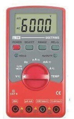 Meco 666TRMS MULTIMETER Digital Multimeter(6000 Counts)