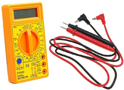 Bvolence Multipurpose Electric Meter Digital Multimeter Troubleshoot Electronic Devices Digital Multimeter(Multicolor 2000 Counts)